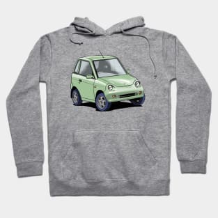 Green G-Wiz micro electric car Hoodie